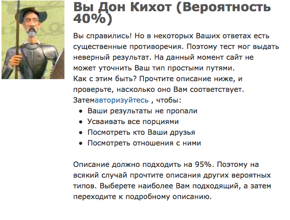 результат теста