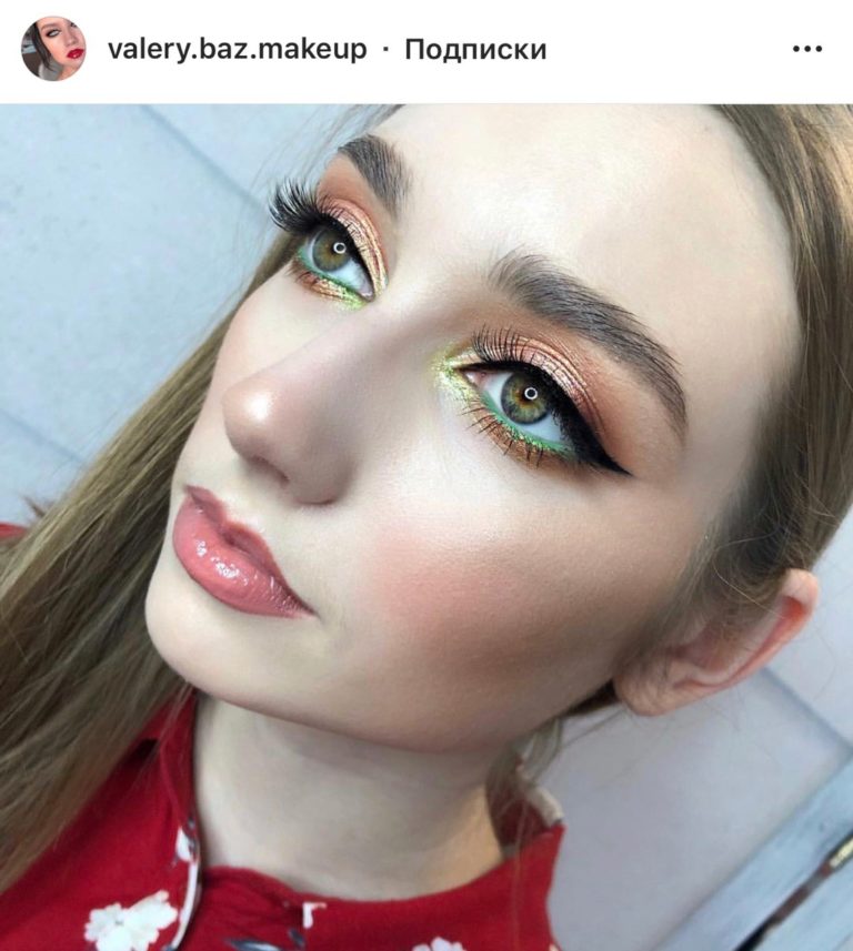 Макияж для зеленых глаз